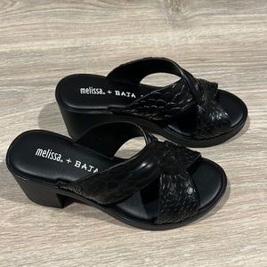 Mellissa &Baja East Clog/Mule Size 5 Color Black